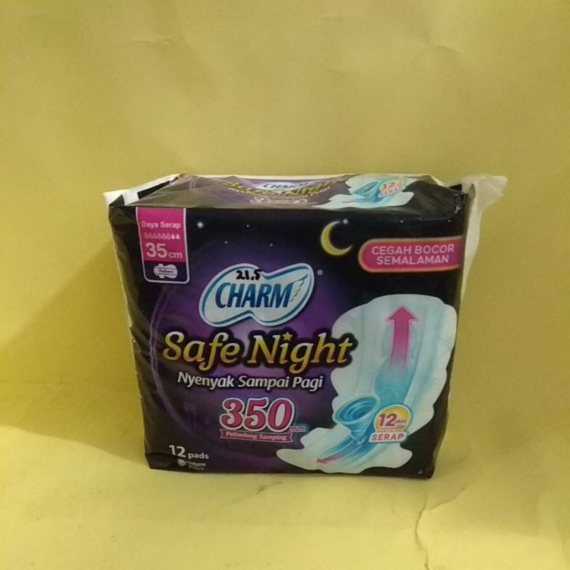 Charm Safe Night 350 mm 12 pads