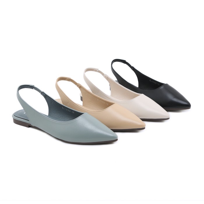 ELLORA EL-6100 Sepatu Flat Wanita Slingback Import Sintetis