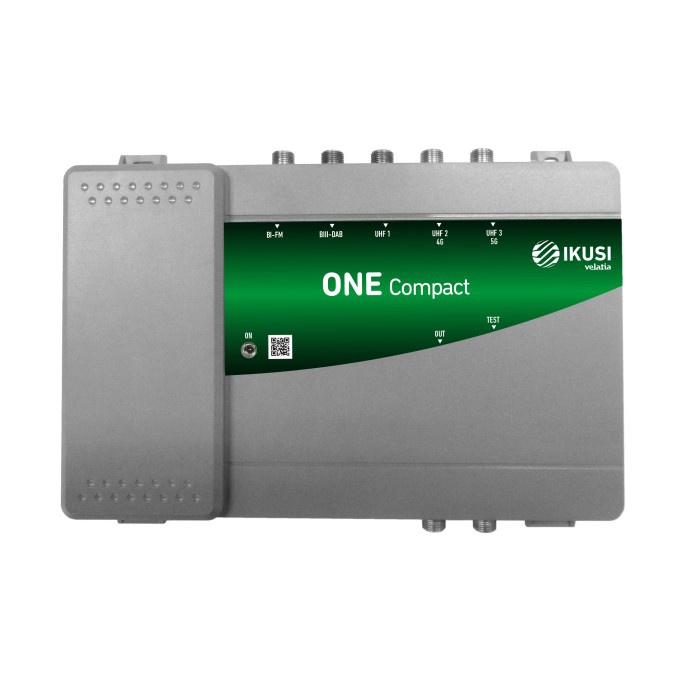 IKUSI, ONE COMPACT PROGRAMMABLE DIGITAL AMPLIFIER, 125 DBUV, 32 FILTER