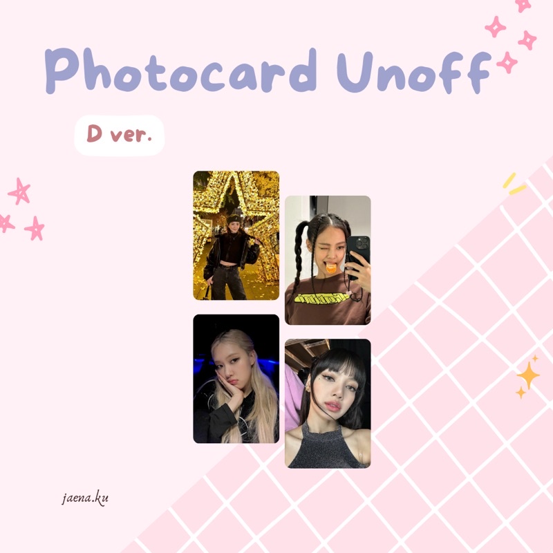 [BLACKPINK] PHOTOCARD UNOFF SELCA #3 BLACKPINK