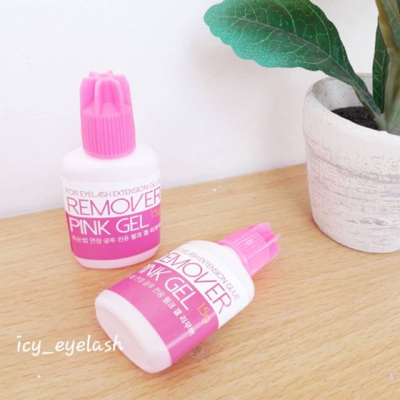 Gel Remover Glue for eyelash extensions extension made in korea 15ml remover pink gel