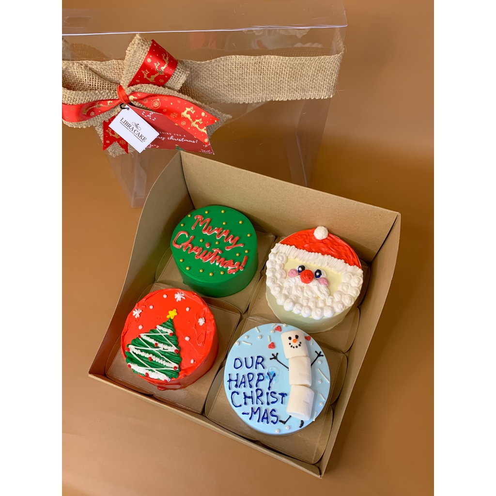 

XMAS KOREAN STYLE MINI CAKE | Parcel Parsel Murah | Hampers Natal