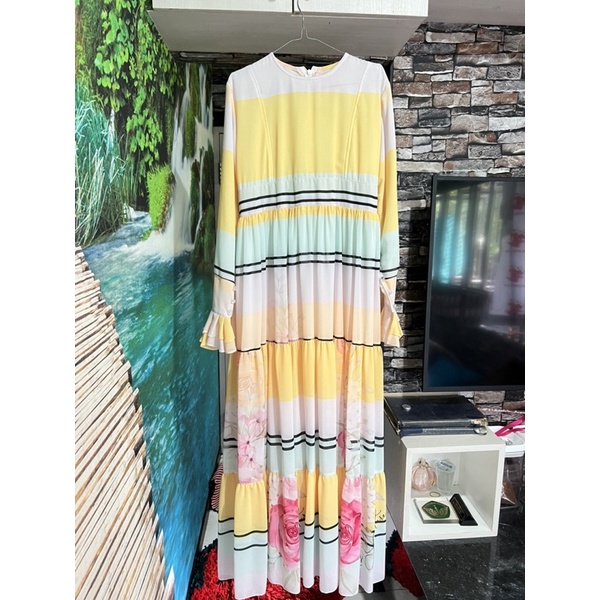 YS Signature  set syari dress murah