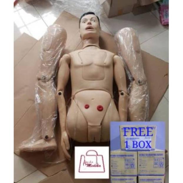 Phantom Manikin Keperawatan Full Body Lokalalat Peraga Multifungsi