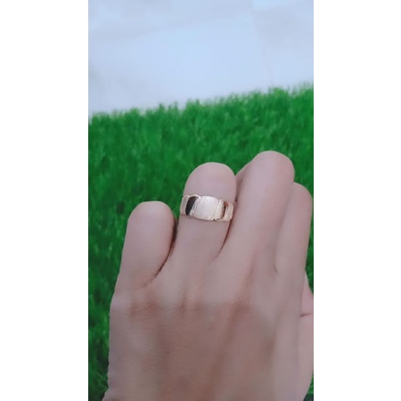 cincin keong + ukir pasir / cincin perak asli silver 925 lapis emas/ cincin fashion wanita terbaru