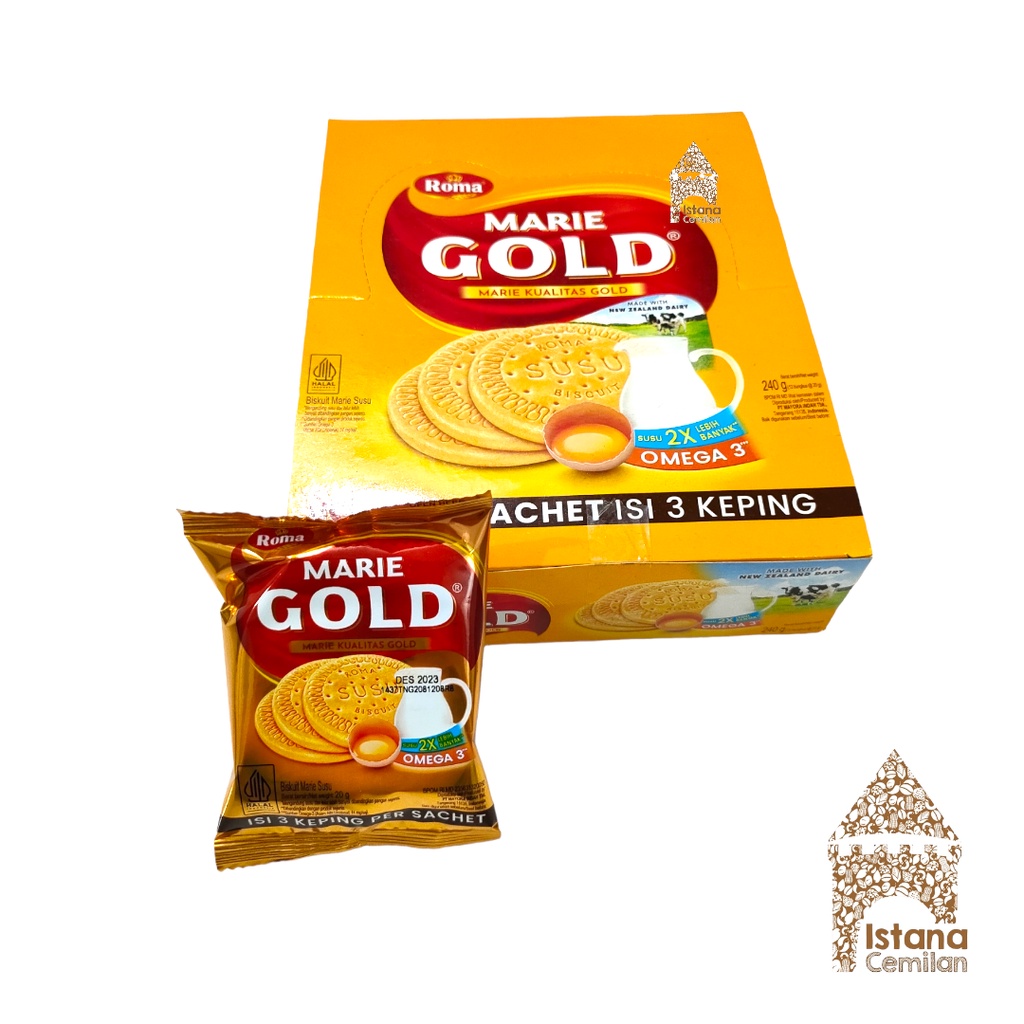 

Roma Biskuit Marie Gold Original / Cokelat PACK (isi 12 bungkus)