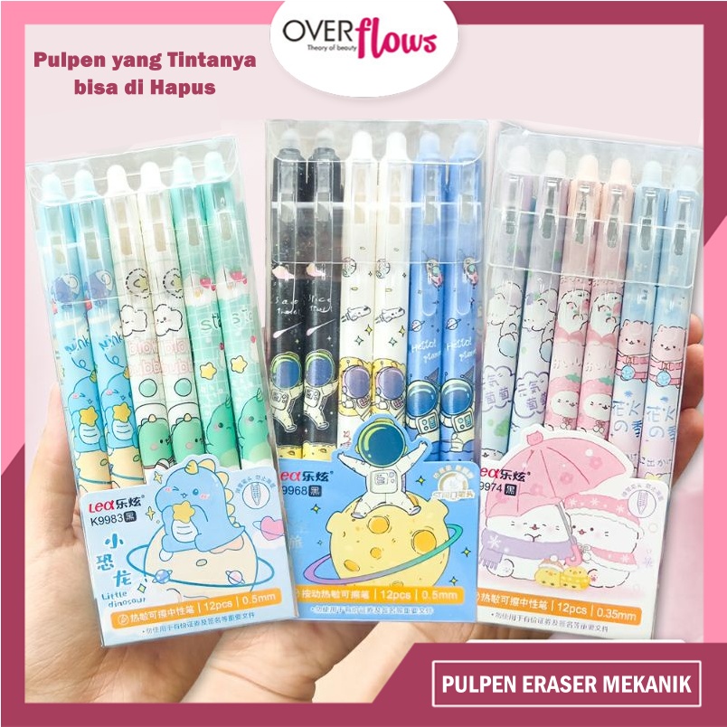 OVERFLOWS.ID PULPEN MEKANIK ERASEABLE MOTIF LUCU PULPEN PRESS ERASEABLE MOTIF LUCU PEN YANG BISA DIHAPUS PEN CETEK ERASEABLE MURAH