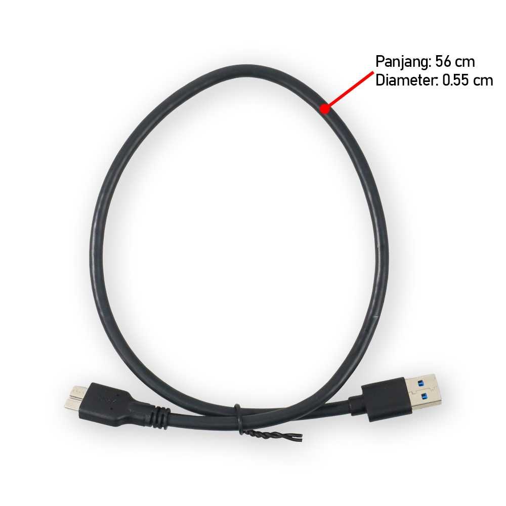 Kabel Konektor Hard Disk DD USB 3.0 to Micro B Cable OD5.5