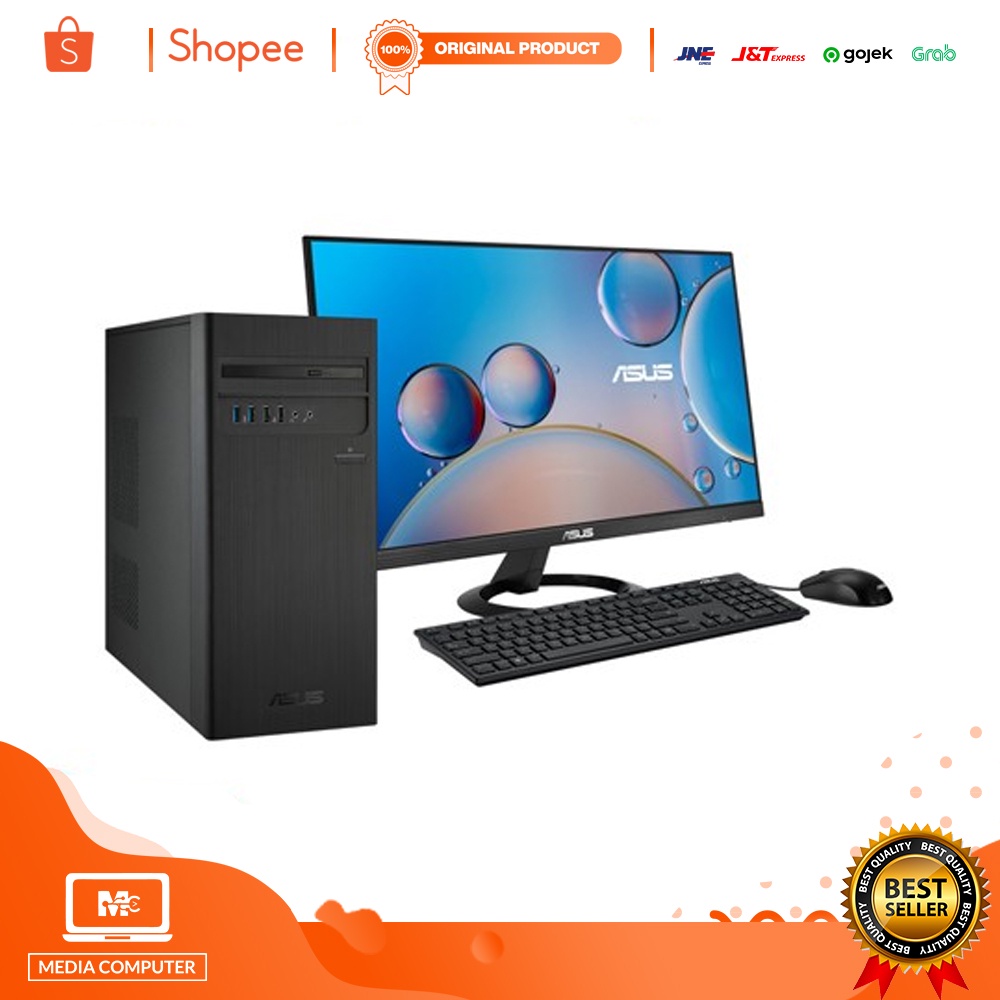 PC ASUS S500TC 341000002W Core i3 10105 4GB 1TB W11 Black 19.5" Black