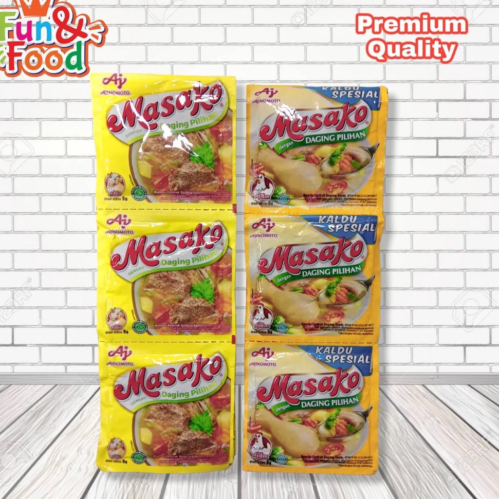 

V-39♫♪) Masako Ayam / Masako Sapi - 1 Renceng (12pcs) premium