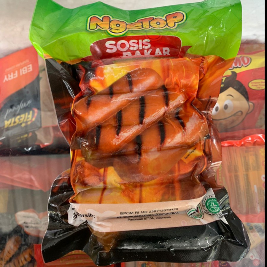 Ngetop Sosis Bakar Mini (isi 12bj) 500 Gr