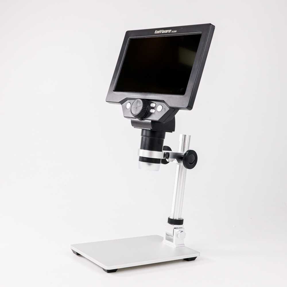 Taffware Mikroskop Digital 12MP 1200X Monitor &amp; Metal Stand - G1200