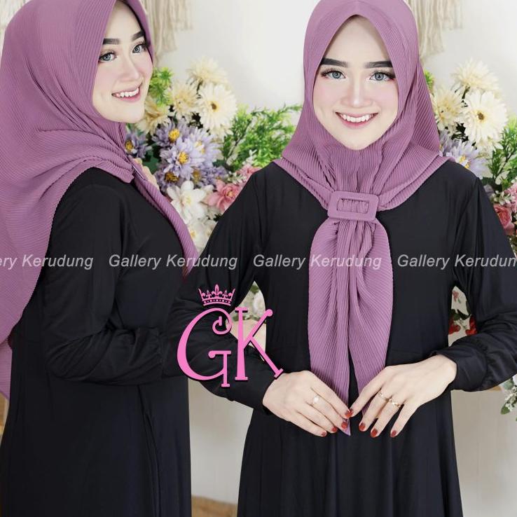 {SKK.22De22ᶠ} BERGO PLISKET PET GESPER/BERGO PLISKET LIDI/JILBAB INSTAN PLISKET