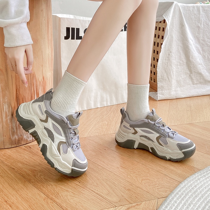 CaniKorea &quot;FREE BOX&quot; Taeyon Sepatu Sneakers Wanita Korea Import 9168