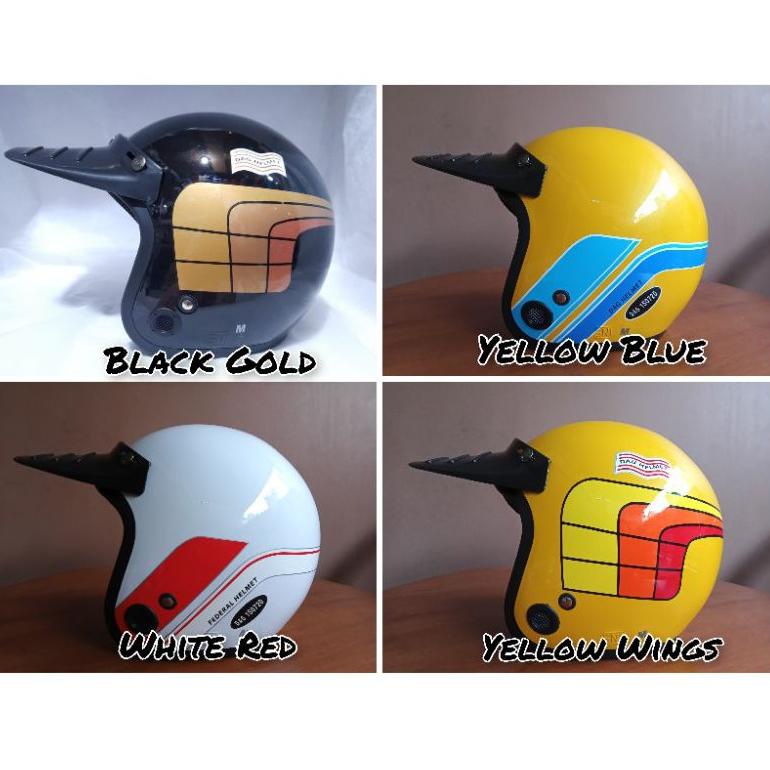 [NGN.22De22y] HELM RETRO HELM BOGO GL SERIES PAKET PET PANJANG HELM JADUL HELM KLASIK | DAG