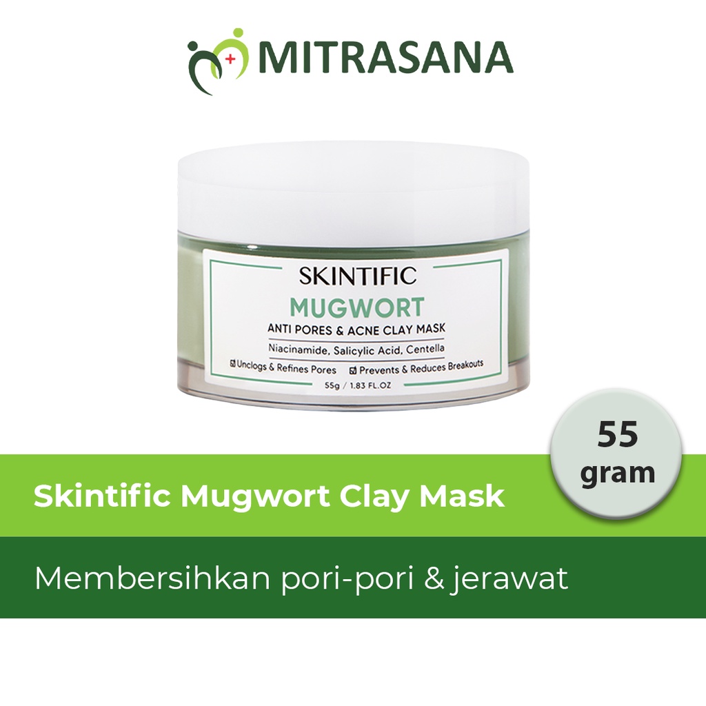 Skintific - Mugwort Mask Anti Pores And Acne Clay Mask