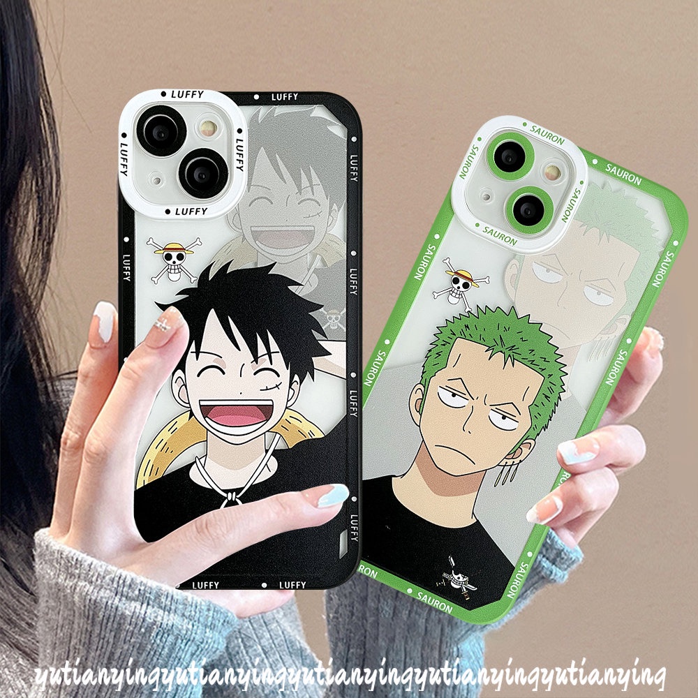 Redmi 10 9C 10A 10C 9 9T 9A Redmi Note 11Pro Plus 9 8 10 11 9Pro 11s 10s 9s 10Pro Max POCO X3 Pro M3 X3 NFC Kartun Anime Lucu One Piece Luffy Zoro Soft Cover