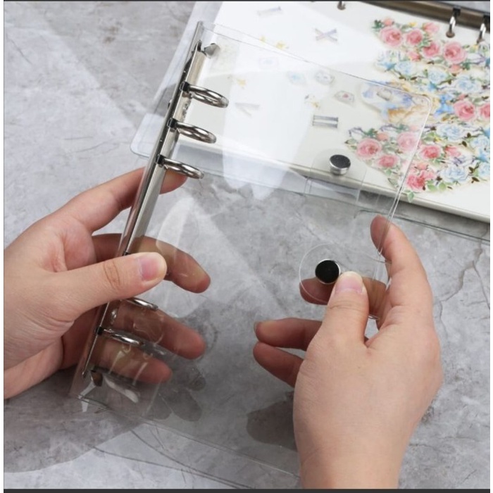 

BINDER 6 RING TRANSPARAN A5 A6 PVC
