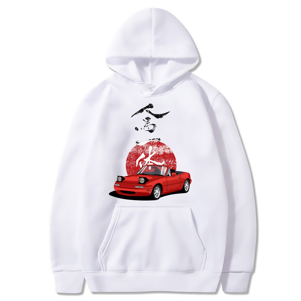 Hoodie JDM Anime Initial D Rising Jap Hoodie Jdm Car Fashion Hoodie Automotive Car