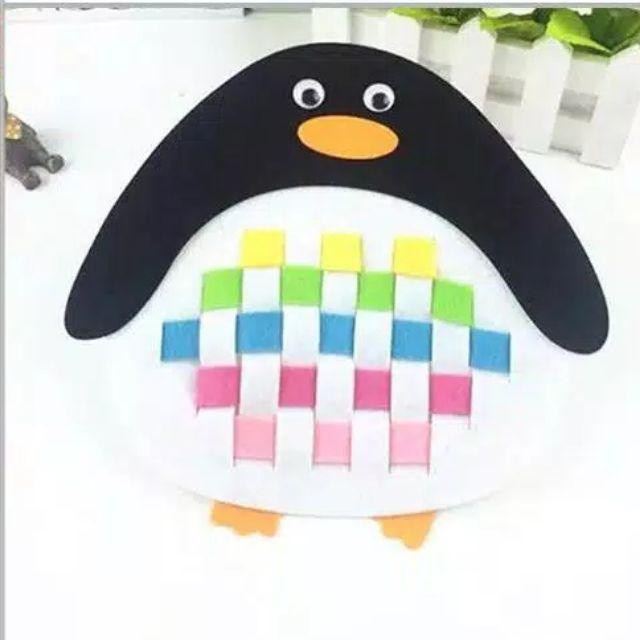 Mainan Anak DIY Knitting Flanel - Art Craft Anak - Menganyam Eva Flanel