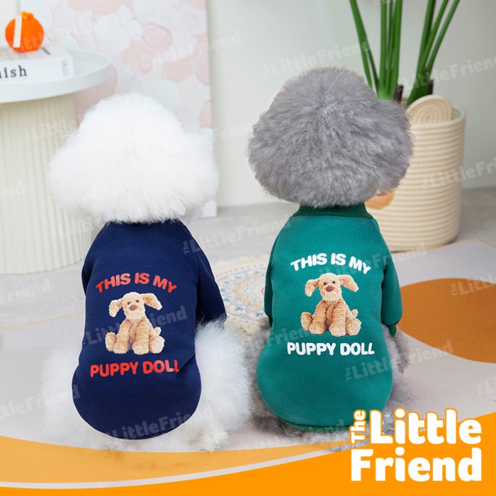 Baju Kaos Anjing Kucing THIS IS MY PUPPY DOLL - Dog Cat Daily Shirt