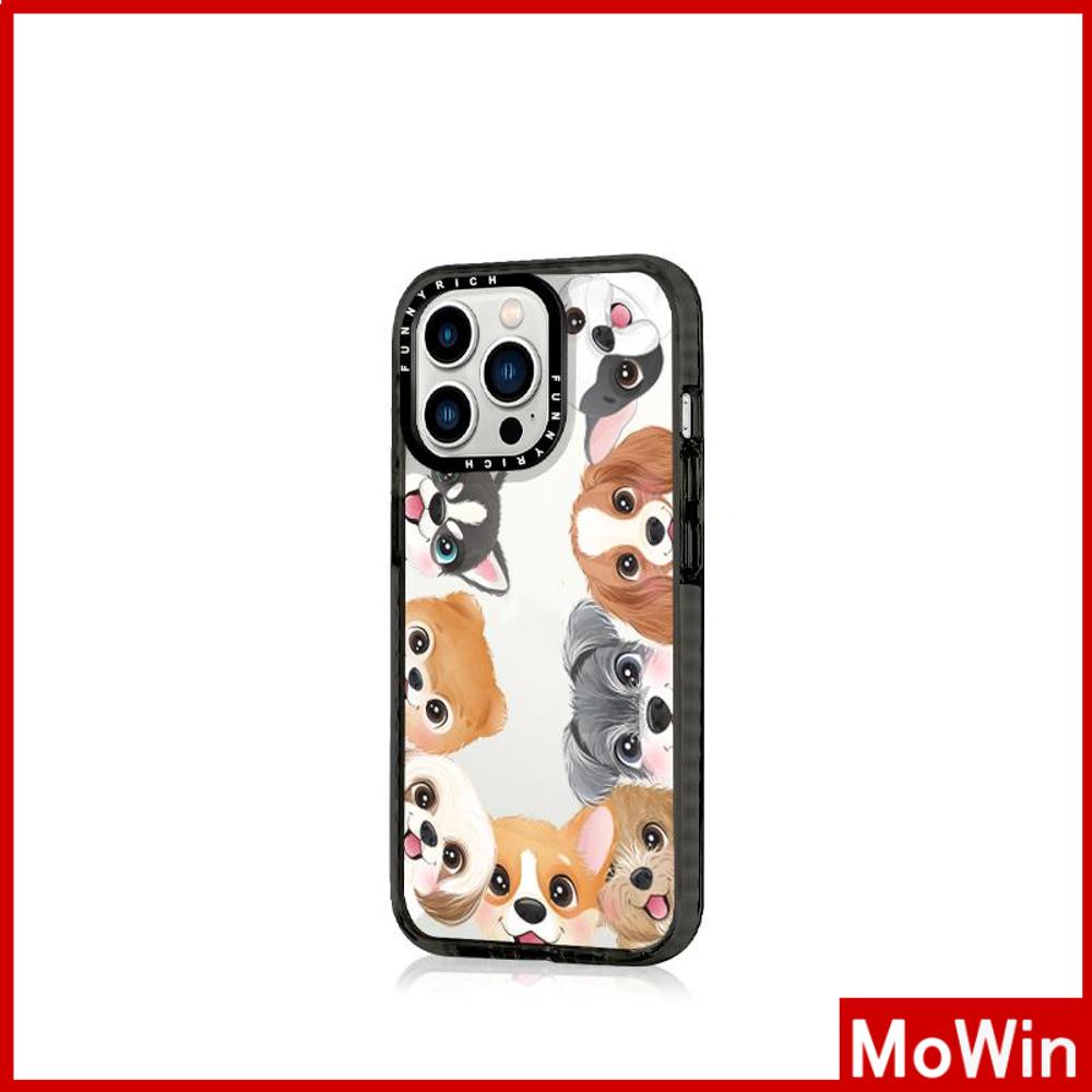 For iPhone 14 Pro Max iPhone Case Thick Soft Case Clear Case Shockproof Protection Camera Cute Puppy Compatible For iPhone 13 Pro Max iPhone 12 Pro Max 11 7Plus 8Plus 6Plus XR xs