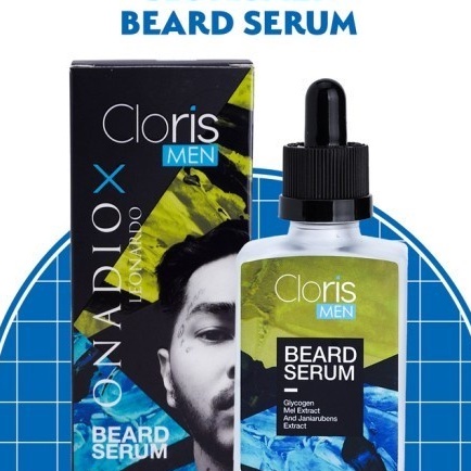 Beard Serum Clorismen Serum Jenggot Pria Penumbuh Brewok Kumis Jambang Janggut Pria Serum Cloris Ori BPOM