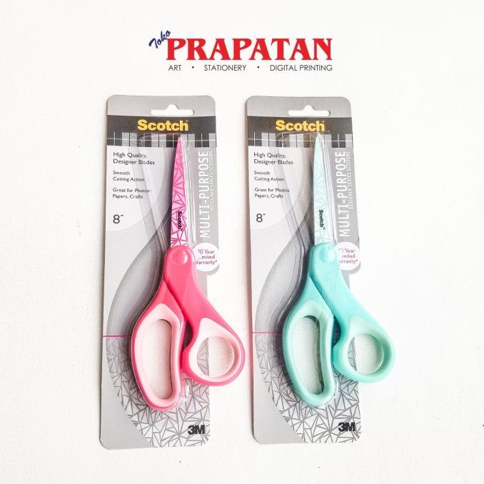 

Scotch Multi Purpose Designer Series Scissors 8 Inch / Gunting