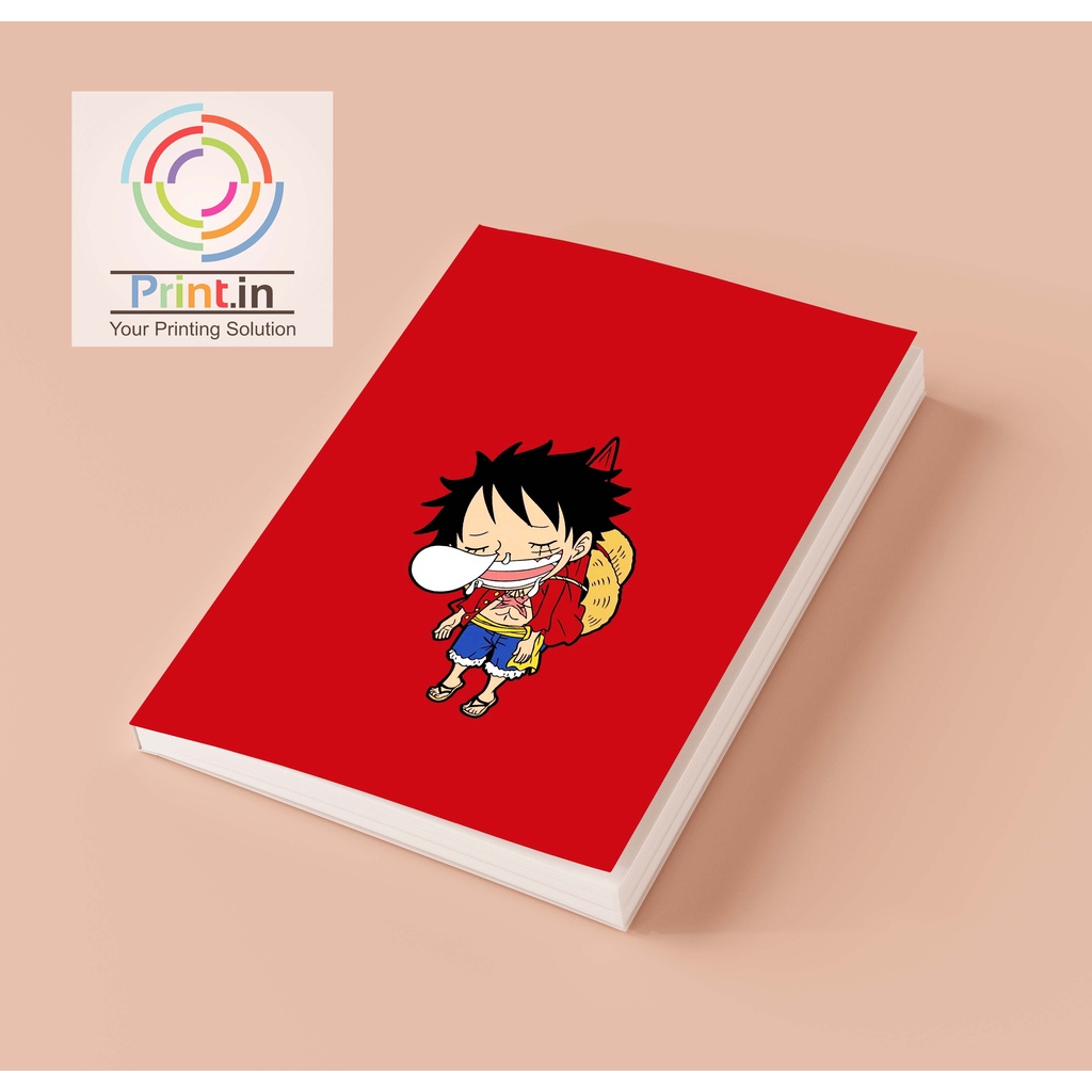 

Notebook Anime One Piece Luffy Kecil Merah Softcover