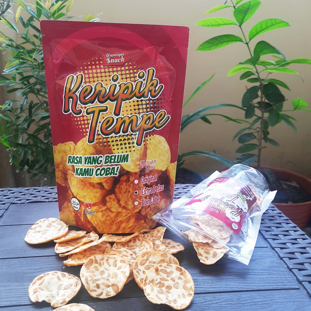 Jual Keripik Tempe Gurih Renyah Pedas Balado Bon Cabe