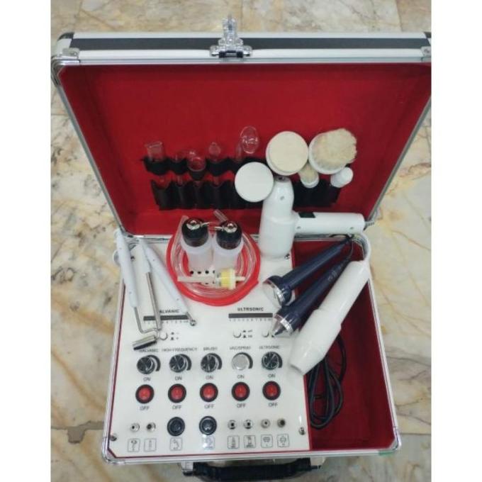 6 In 1 Alat Facial Kecantikan Brush Hf Vacum Ultrasound Spray