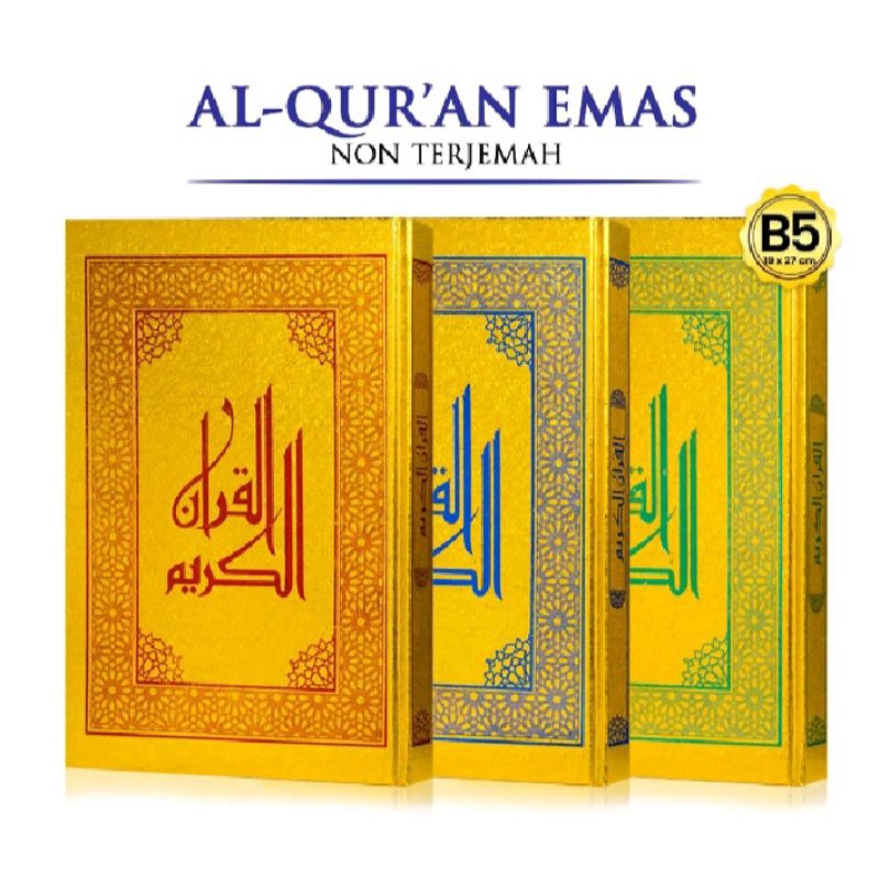 AL-QUR'AN EMAS BESAR UK B5 NON TERJEMAH