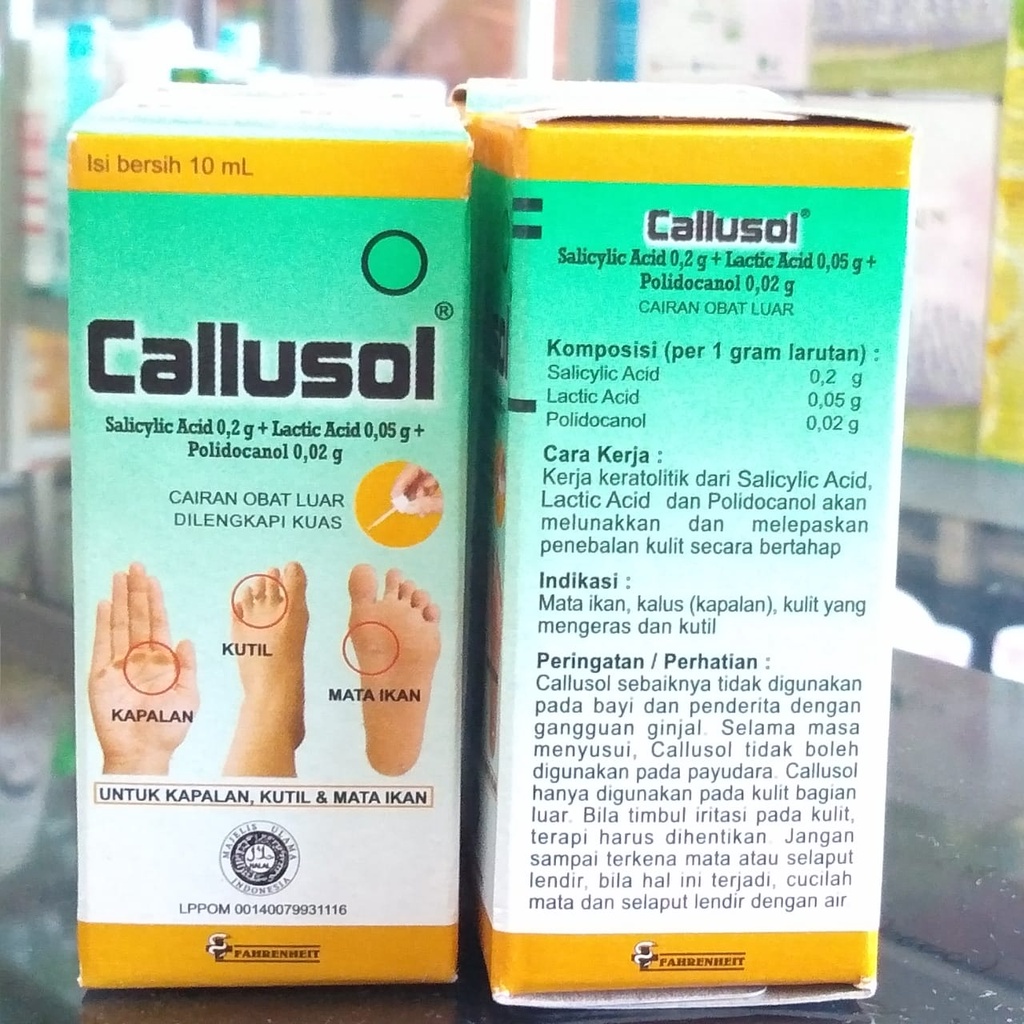 CALLUSOL 10 ML CALUSOL OBAT KUTIL