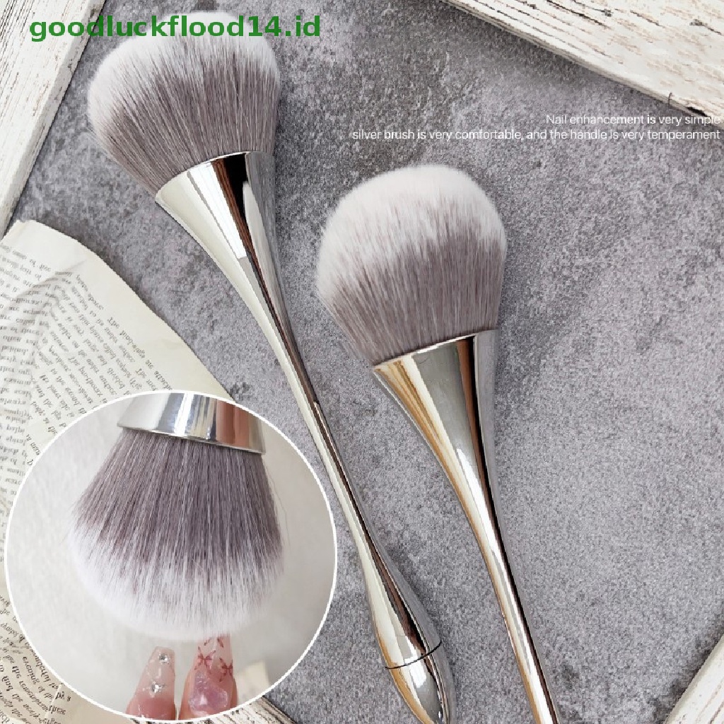 [GOOGFOUR] Sikat Pembersih Debu Kuku Kepala Besar Untuk Manicure Blush Powder Makeup Brushes [TOP]