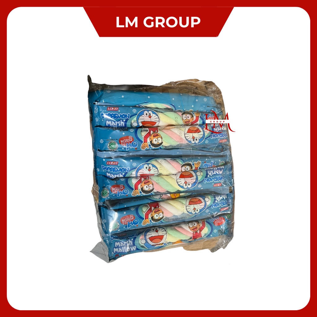 

Doraemon Permen Marshmallow Kepang 1 Pack Isi 20 pcs