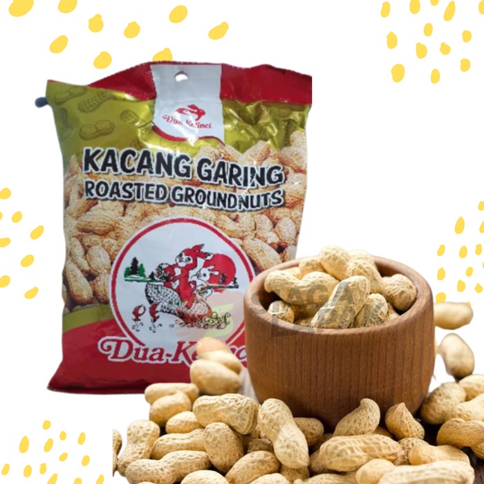 Kacang Kulit Dua Kelinci Original Garing 60gr