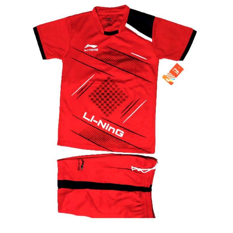 [KODE HCJZZ] Baju stelan badminton volly bola futsal bulutangkis kaos olahraga anak SD SMP