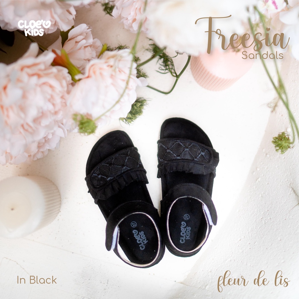 CLOEVKIDS - Sepatu Sandal Anak Freesia Fleur De Lis