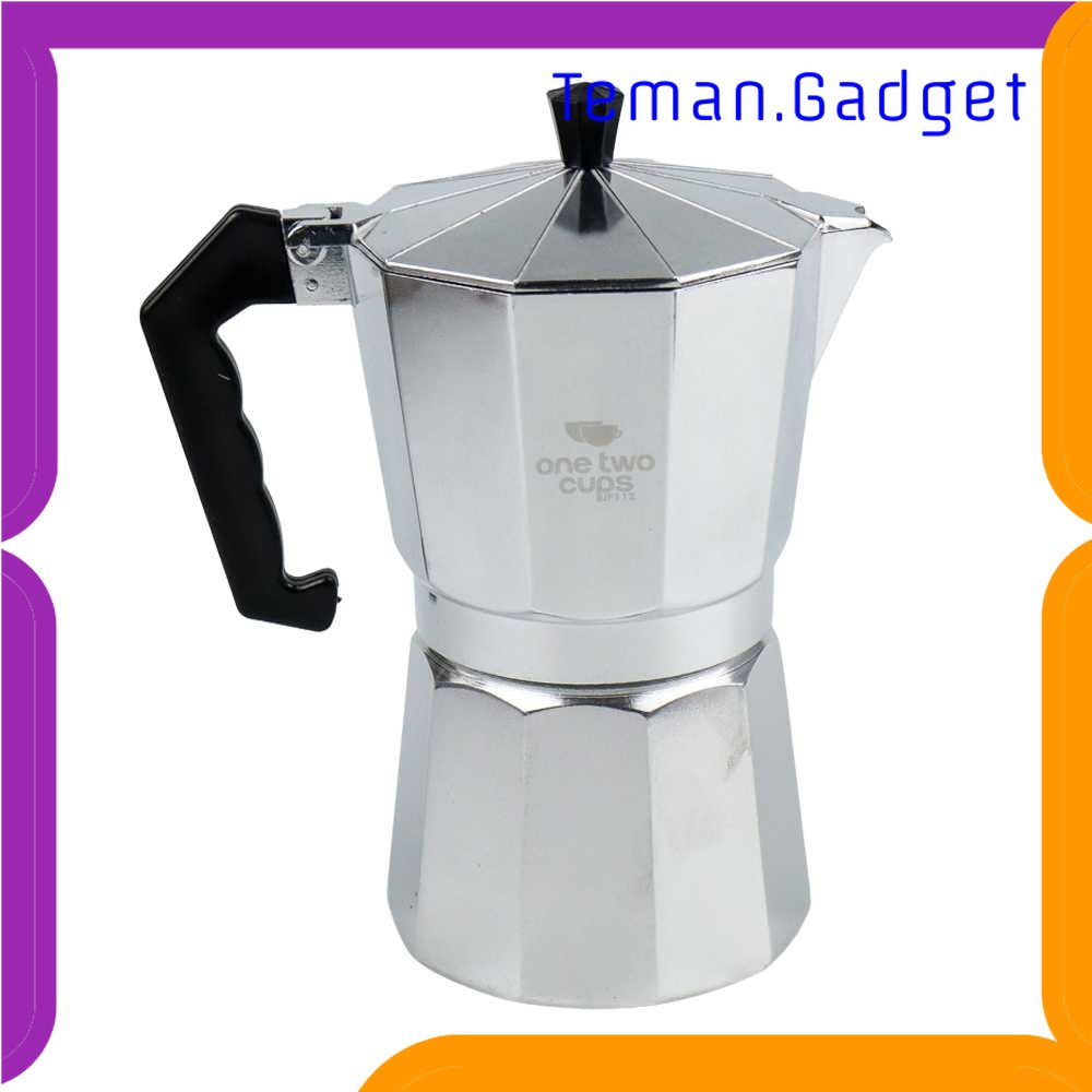 TG - DPR One Two Cups Coffee Maker Moka Teko Stovetop Filter 450ml 9Cup - JF112
