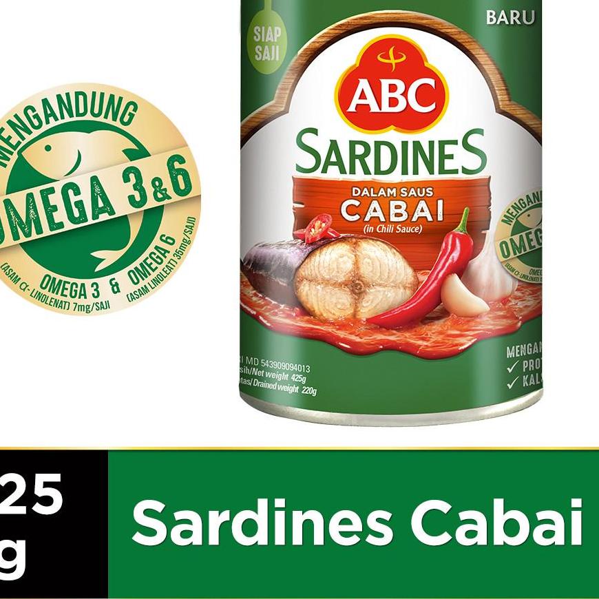 

5.5 SALE ABC Sarden Saus Cabai 425 g x 2 pcs