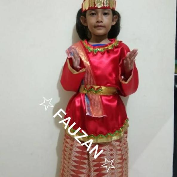 Baju adat batak TK & SD // Baju adat batak // Pakaian adat batak (KODE Y5410)