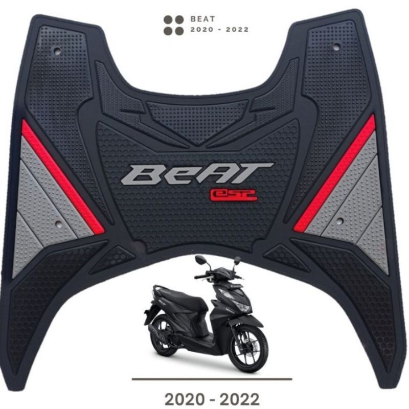 Karpet Motor Beat Sporty CW CBS CBS-ISS Karpet Pijakan Kaki Anti Licin