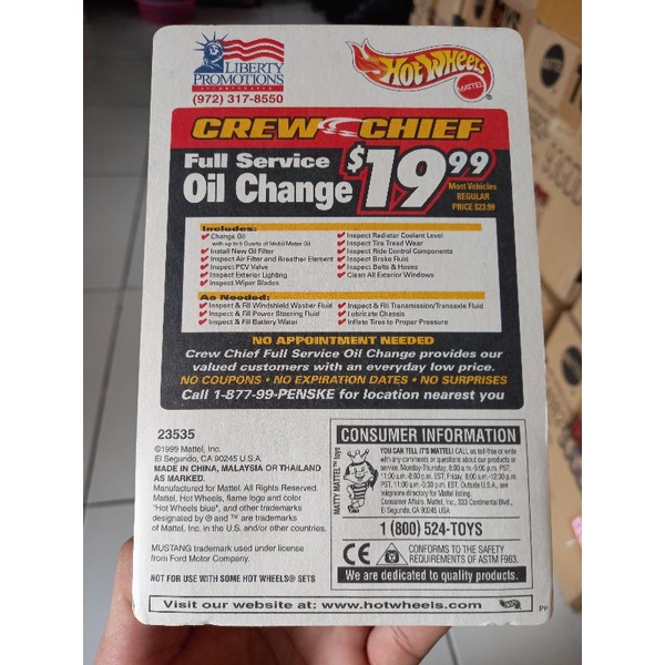 hotwheels 70 MUSTANG  MACH 1 HW BLUE CARD SPECIAL PENSKE AUTO CENTER BAN KARET RARE VARIANT