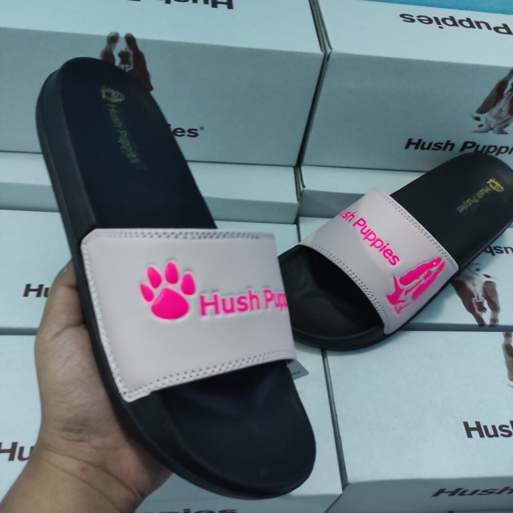 Jual Sendal Hush Puppies Sandal Slop Hush Puppies Ori Sendal Hush Puppies Pria Wanita Sendal