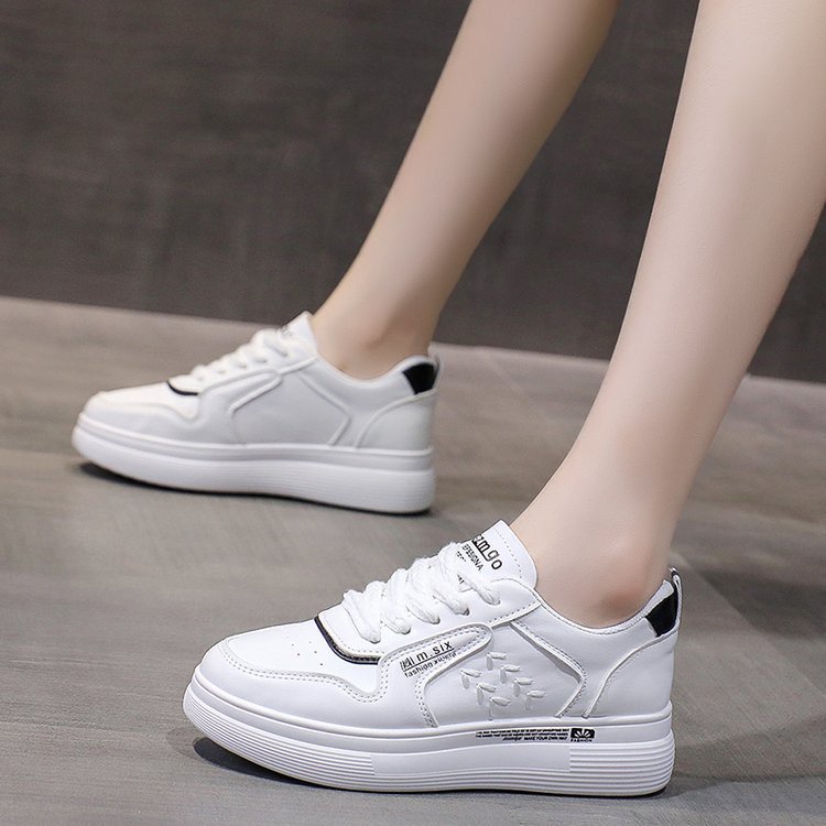 COD POS 174 Sepatu Sneakers Casual Full Black Wanita Import Premium