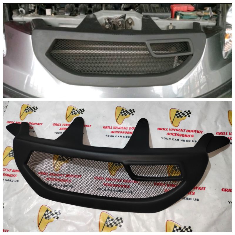 Gril jaring honda brio 2012-2015 model mugen