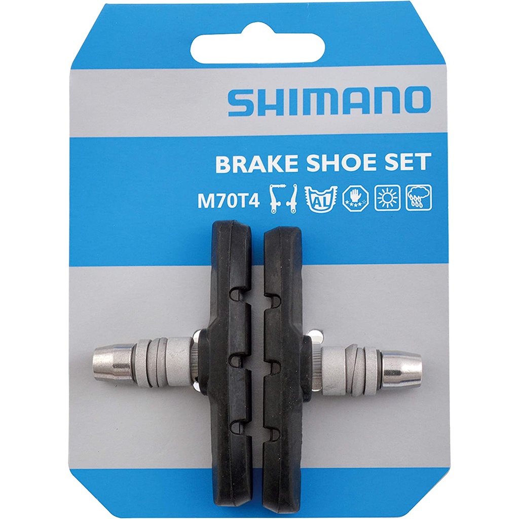 Shimano M70T4 Brake Pad / Original Shimano S70T  Brake Pad Shoe / Kampas Rem Sepeda Vbrake V-brake S