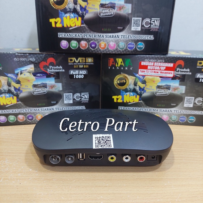 STB TV Digital Tanaka T2 New Set Top Box Tanaka DVB T2 New