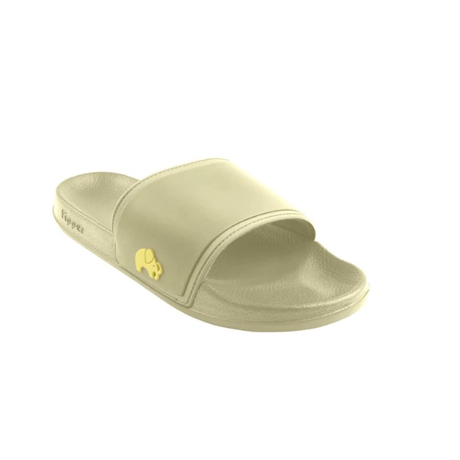 Sandal Fipper Slip On Green Orinoco Light Yellow Original