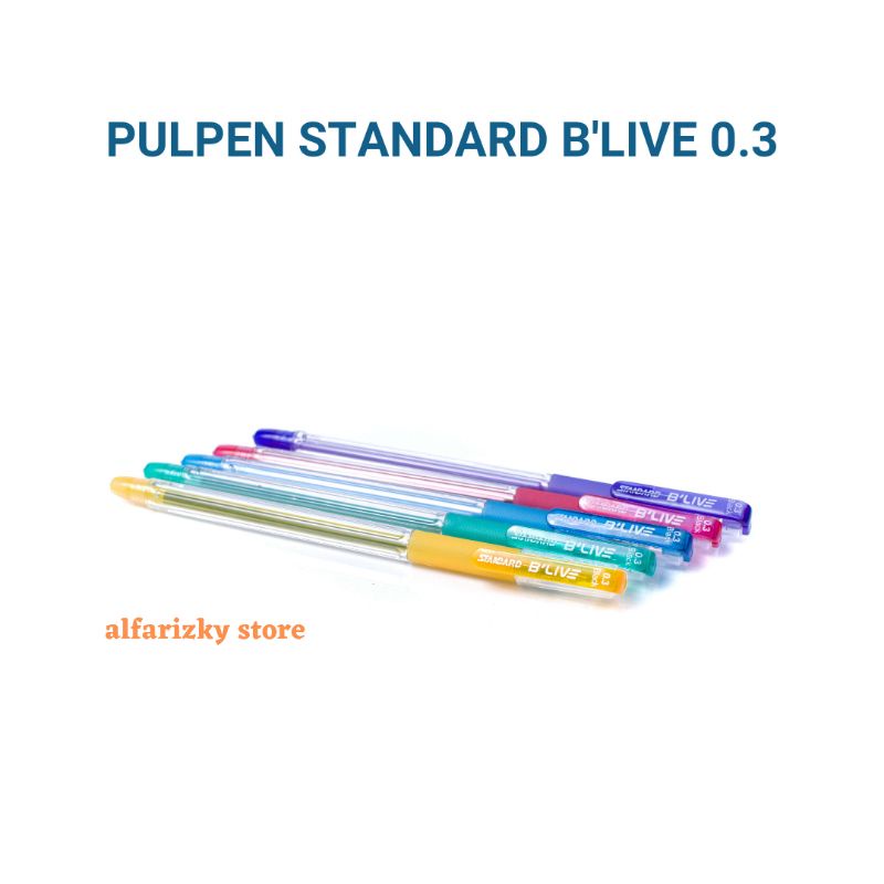 

Pulpen Standard B'LIVE 0,3 Oil Gel Ink